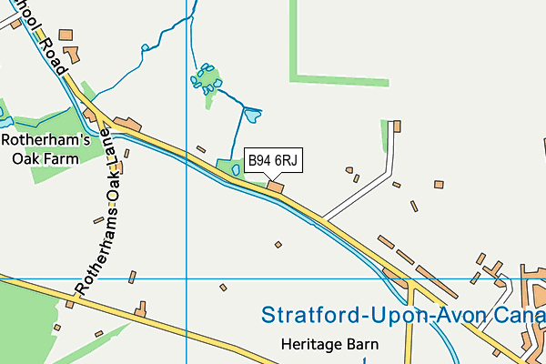 B94 6RJ map - OS VectorMap District (Ordnance Survey) B94 6RJ map - OS VectorMap District (Ordnance Survey)