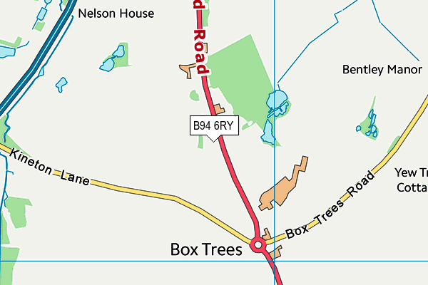 B94 6RY map - OS VectorMap District (Ordnance Survey) B94 6RY map - OS VectorMap District (Ordnance Survey)