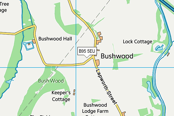 B95 5EU map - OS VectorMap District (Ordnance Survey) B95 5EU map - OS VectorMap District (Ordnance Survey)