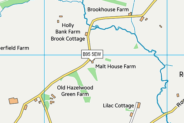 B95 5EW map - OS VectorMap District (Ordnance Survey) B95 5EW map - OS VectorMap District (Ordnance Survey)
