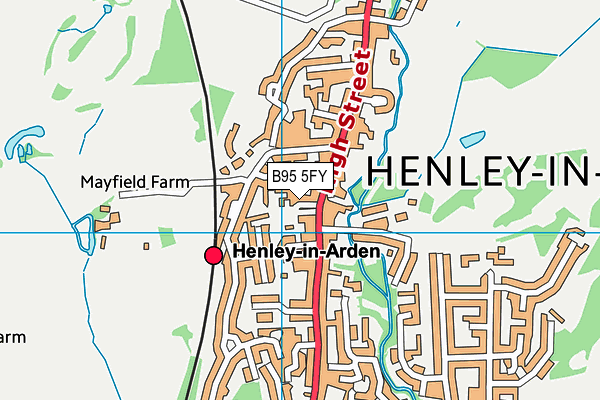 B95 5FY map - OS VectorMap District (Ordnance Survey) B95 5FY map - OS VectorMap District (Ordnance Survey)