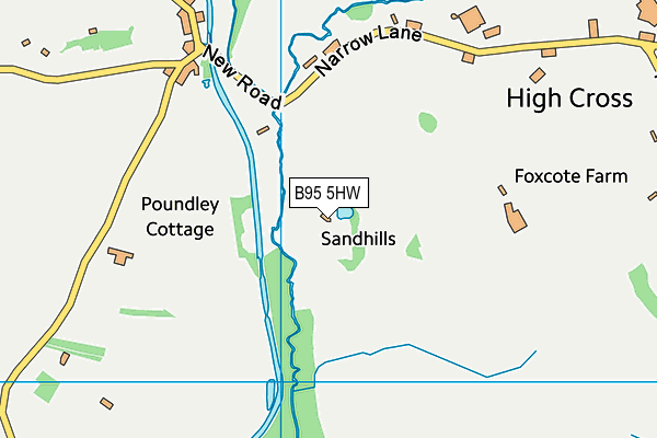 B95 5HW map - OS VectorMap District (Ordnance Survey) B95 5HW map - OS VectorMap District (Ordnance Survey)