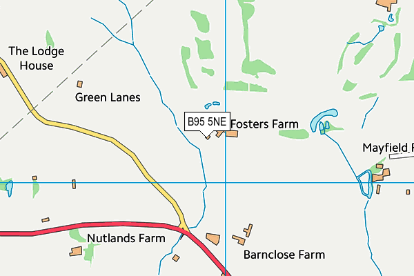 B95 5NE map - OS VectorMap District (Ordnance Survey) B95 5NE map - OS VectorMap District (Ordnance Survey)