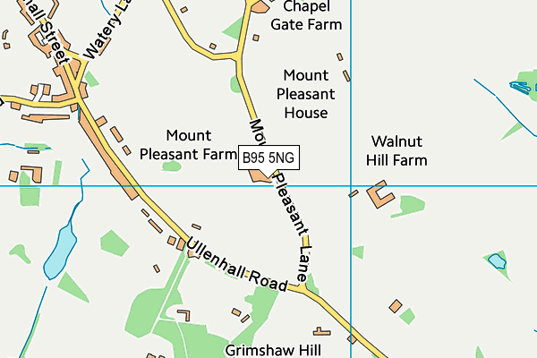 B95 5NG map - OS VectorMap District (Ordnance Survey) B95 5NG map - OS VectorMap District (Ordnance Survey)