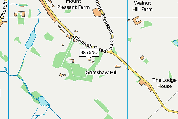 B95 5NQ map - OS VectorMap District (Ordnance Survey) B95 5NQ map - OS VectorMap District (Ordnance Survey)