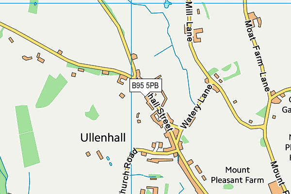 B95 5PB map - OS VectorMap District (Ordnance Survey) B95 5PB map - OS VectorMap District (Ordnance Survey)
