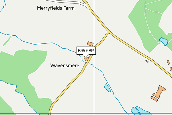 B95 6BP map - OS VectorMap District (Ordnance Survey) B95 6BP map - OS VectorMap District (Ordnance Survey)