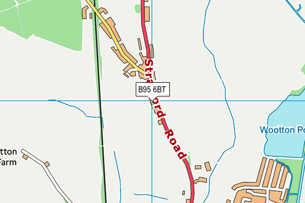 B95 6BT map - OS VectorMap District (Ordnance Survey) B95 6BT map - OS VectorMap District (Ordnance Survey)