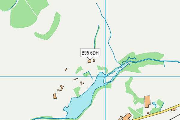 B95 6DH map - OS VectorMap District (Ordnance Survey) B95 6DH map - OS VectorMap District (Ordnance Survey)