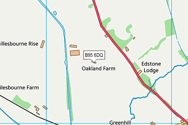 B95 6DQ map - OS VectorMap District (Ordnance Survey) B95 6DQ map - OS VectorMap District (Ordnance Survey)