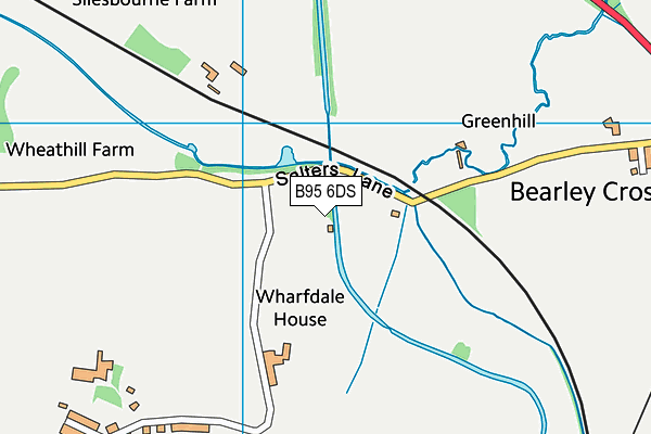 B95 6DS map - OS VectorMap District (Ordnance Survey) B95 6DS map - OS VectorMap District (Ordnance Survey)