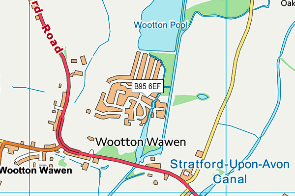 B95 6EF map - OS VectorMap District (Ordnance Survey) B95 6EF map - OS VectorMap District (Ordnance Survey)