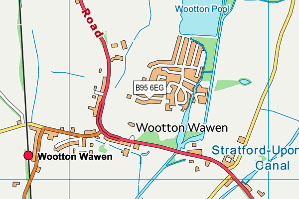 B95 6EG map - OS VectorMap District (Ordnance Survey) B95 6EG map - OS VectorMap District (Ordnance Survey)