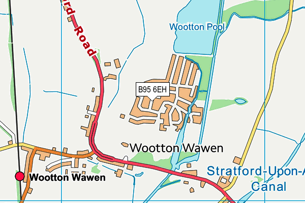 B95 6EH map - OS VectorMap District (Ordnance Survey) B95 6EH map - OS VectorMap District (Ordnance Survey)