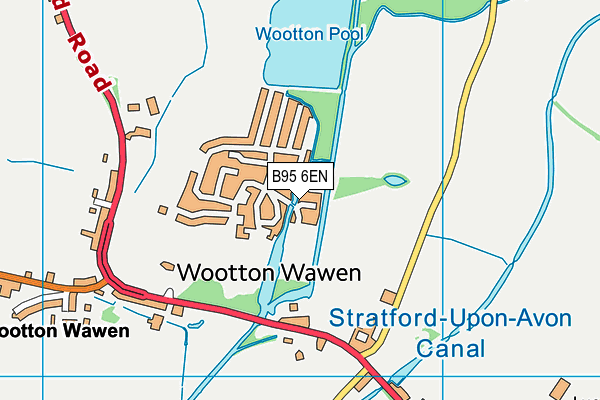 B95 6EN map - OS VectorMap District (Ordnance Survey) B95 6EN map - OS VectorMap District (Ordnance Survey)