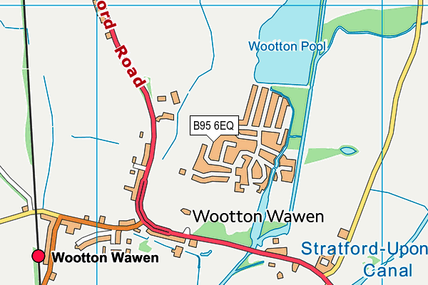 B95 6EQ map - OS VectorMap District (Ordnance Survey) B95 6EQ map - OS VectorMap District (Ordnance Survey)