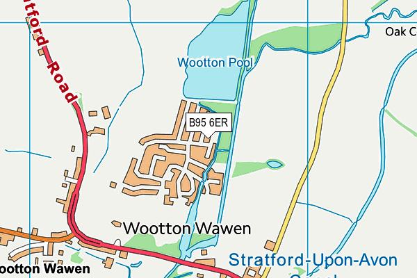 B95 6ER map - OS VectorMap District (Ordnance Survey) B95 6ER map - OS VectorMap District (Ordnance Survey)
