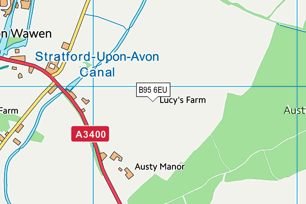 B95 6EU map - OS VectorMap District (Ordnance Survey) B95 6EU map - OS VectorMap District (Ordnance Survey)