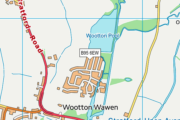 B95 6EW map - OS VectorMap District (Ordnance Survey) B95 6EW map - OS VectorMap District (Ordnance Survey)