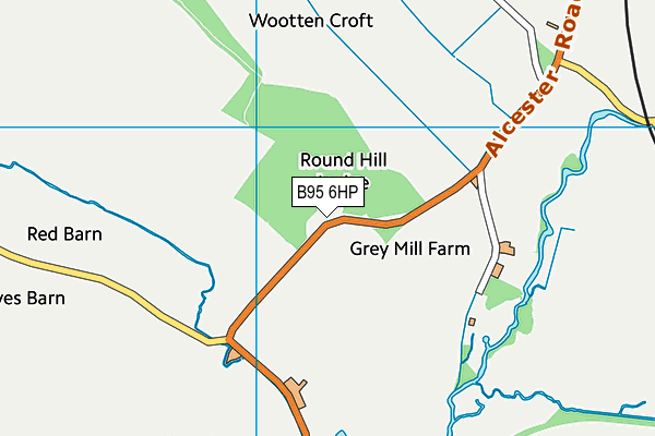 B95 6HP map - OS VectorMap District (Ordnance Survey) B95 6HP map - OS VectorMap District (Ordnance Survey)