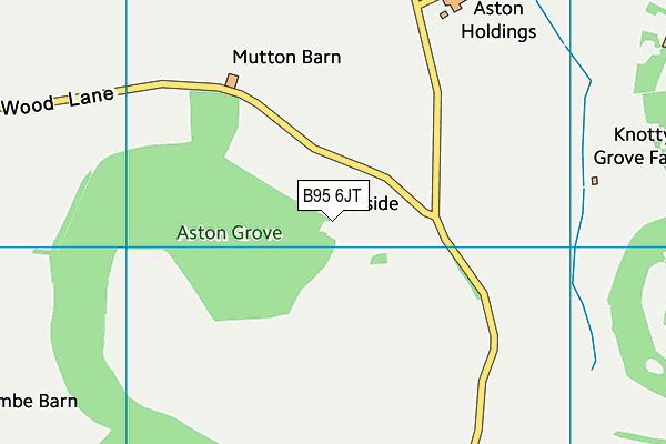 B95 6JT map - OS VectorMap District (Ordnance Survey) B95 6JT map - OS VectorMap District (Ordnance Survey)