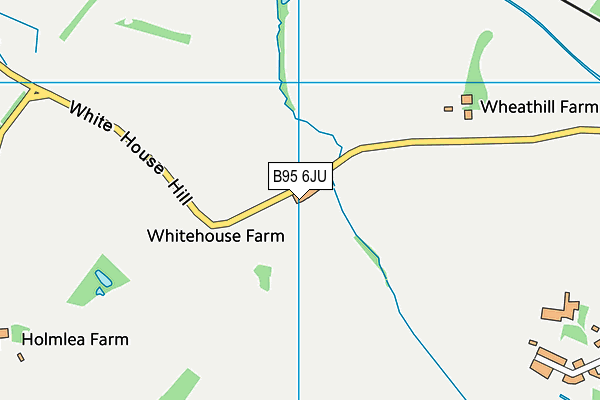 B95 6JU map - OS VectorMap District (Ordnance Survey) B95 6JU map - OS VectorMap District (Ordnance Survey)