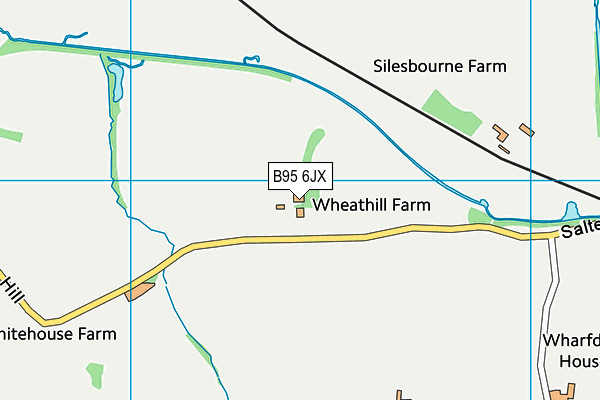 B95 6JX map - OS VectorMap District (Ordnance Survey) B95 6JX map - OS VectorMap District (Ordnance Survey)