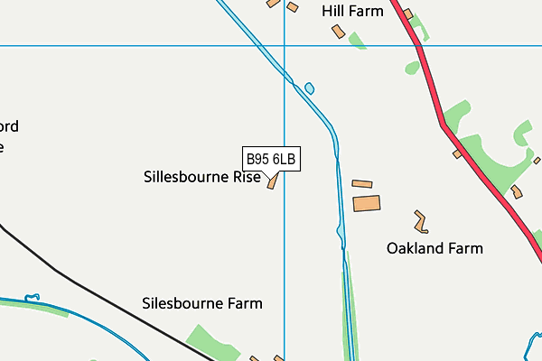 B95 6LB map - OS VectorMap District (Ordnance Survey) B95 6LB map - OS VectorMap District (Ordnance Survey)