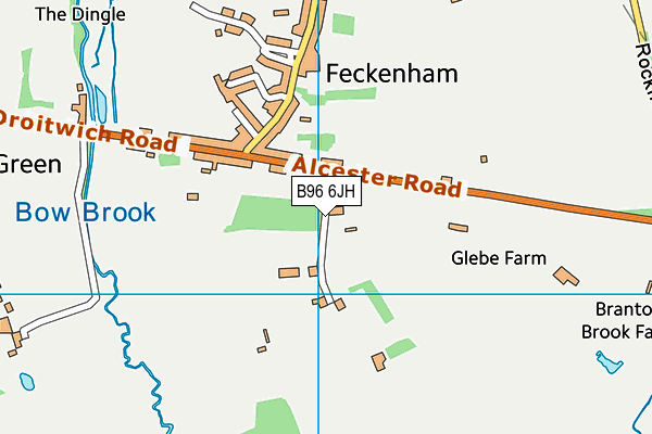 B96 6JH map - OS VectorMap District (Ordnance Survey) B96 6JH map - OS VectorMap District (Ordnance Survey)
