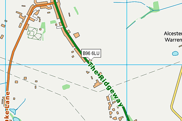B96 6LU map - OS VectorMap District (Ordnance Survey) B96 6LU map - OS VectorMap District (Ordnance Survey)