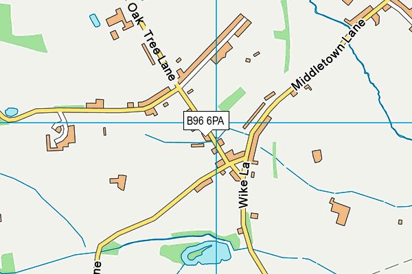 B96 6PA map - OS VectorMap District (Ordnance Survey) B96 6PA map - OS VectorMap District (Ordnance Survey)
