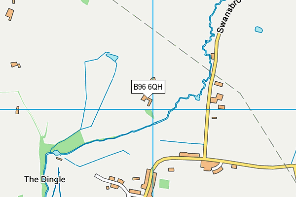 B96 6QH map - OS VectorMap District (Ordnance Survey) B96 6QH map - OS VectorMap District (Ordnance Survey)