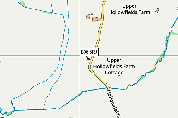 B96 6RJ map - OS VectorMap District (Ordnance Survey) B96 6RJ map - OS VectorMap District (Ordnance Survey)