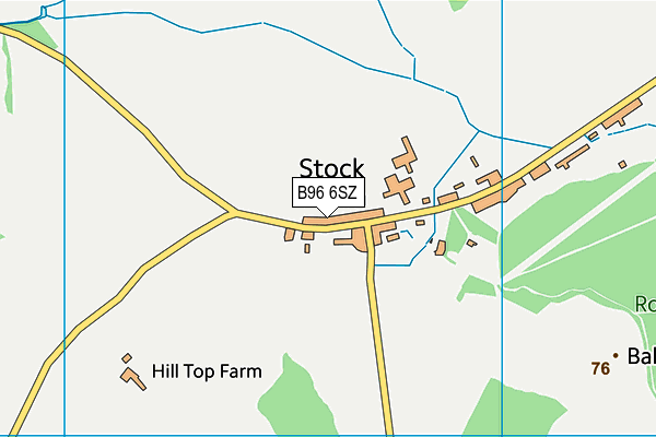 B96 6SZ map - OS VectorMap District (Ordnance Survey) B96 6SZ map - OS VectorMap District (Ordnance Survey)