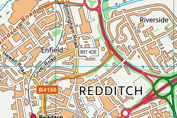 B97 4DE map - OS VectorMap District (Ordnance Survey) B97 4DE map - OS VectorMap District (Ordnance Survey)