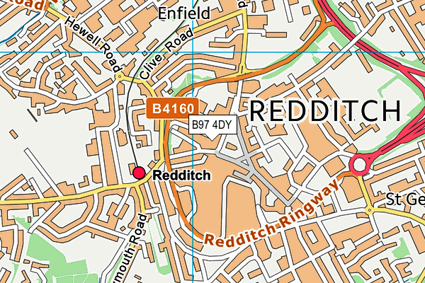 B97 4DY map - OS VectorMap District (Ordnance Survey) B97 4DY map - OS VectorMap District (Ordnance Survey)
