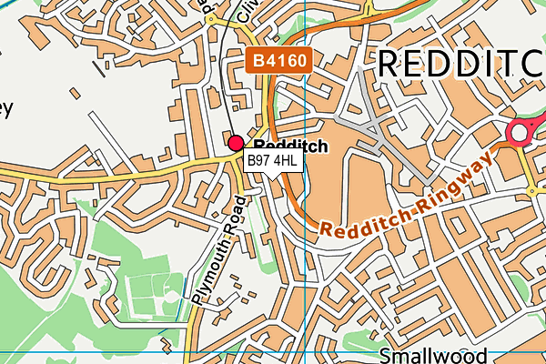 B97 4HL map - OS VectorMap District (Ordnance Survey) B97 4HL map - OS VectorMap District (Ordnance Survey)