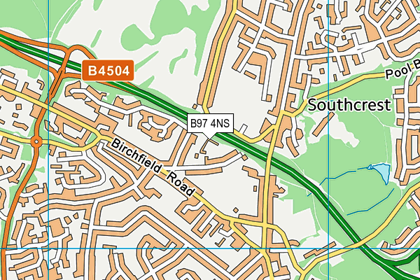 B97 4NS map - OS VectorMap District (Ordnance Survey) B97 4NS map - OS VectorMap District (Ordnance Survey)