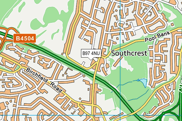 B97 4NU map - OS VectorMap District (Ordnance Survey) B97 4NU map - OS VectorMap District (Ordnance Survey)