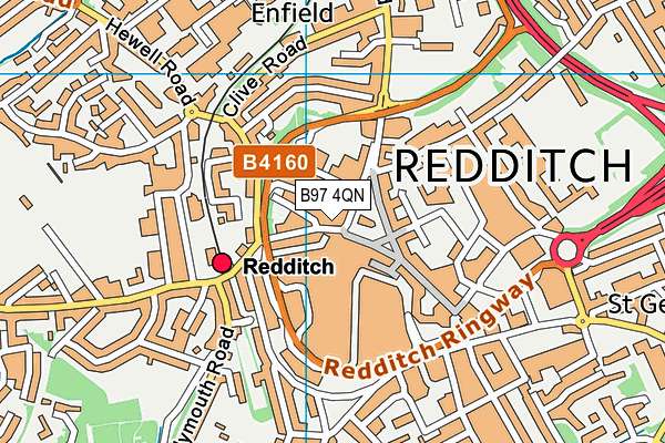 B97 4QN map - OS VectorMap District (Ordnance Survey) B97 4QN map - OS VectorMap District (Ordnance Survey)