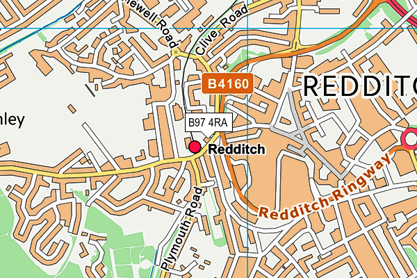 B97 4RA map - OS VectorMap District (Ordnance Survey) B97 4RA map - OS VectorMap District (Ordnance Survey)
