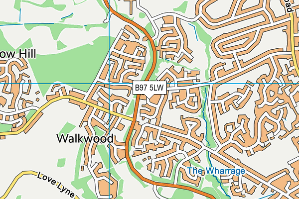 B97 5LW map - OS VectorMap District (Ordnance Survey) B97 5LW map - OS VectorMap District (Ordnance Survey)