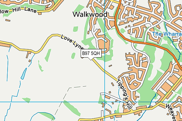 B97 5QH map - OS VectorMap District (Ordnance Survey) B97 5QH map - OS VectorMap District (Ordnance Survey)
