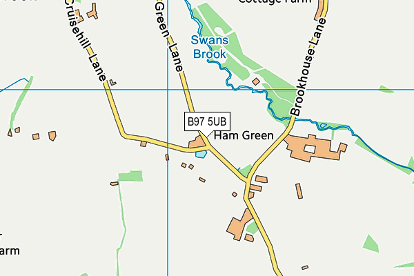 B97 5UB map - OS VectorMap District (Ordnance Survey) B97 5UB map - OS VectorMap District (Ordnance Survey)