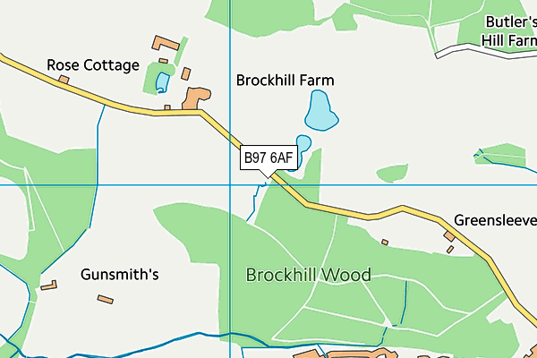 B97 6AF map - OS VectorMap District (Ordnance Survey) B97 6AF map - OS VectorMap District (Ordnance Survey)