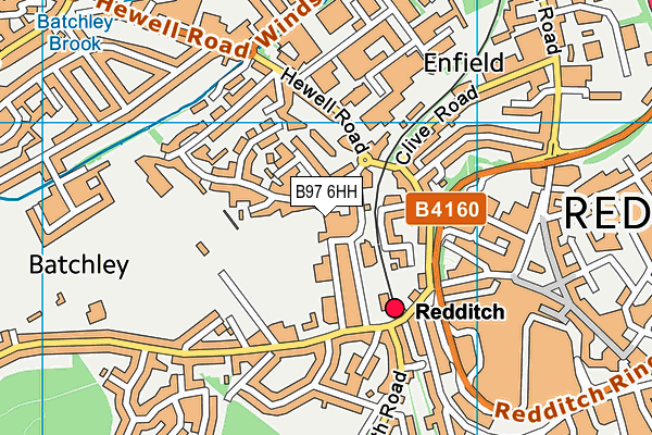 B97 6HH map - OS VectorMap District (Ordnance Survey) B97 6HH map - OS VectorMap District (Ordnance Survey)