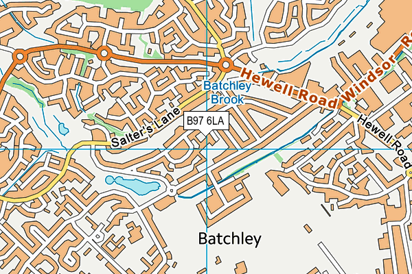 B97 6LA map - OS VectorMap District (Ordnance Survey) B97 6LA map - OS VectorMap District (Ordnance Survey)