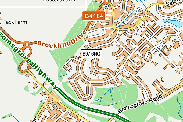 B97 6NQ map - OS VectorMap District (Ordnance Survey) B97 6NQ map - OS VectorMap District (Ordnance Survey)