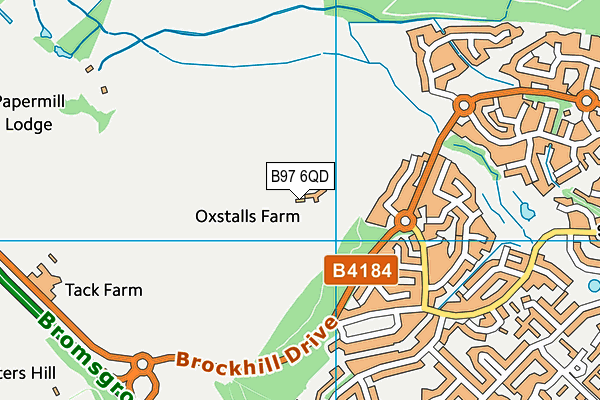 B97 6QD map - OS VectorMap District (Ordnance Survey) B97 6QD map - OS VectorMap District (Ordnance Survey)