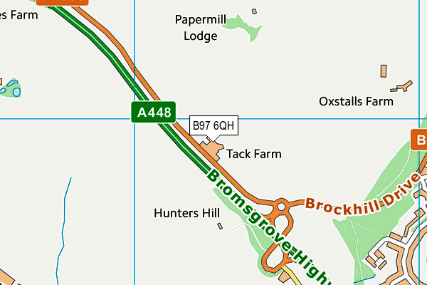 B97 6QH map - OS VectorMap District (Ordnance Survey) B97 6QH map - OS VectorMap District (Ordnance Survey)